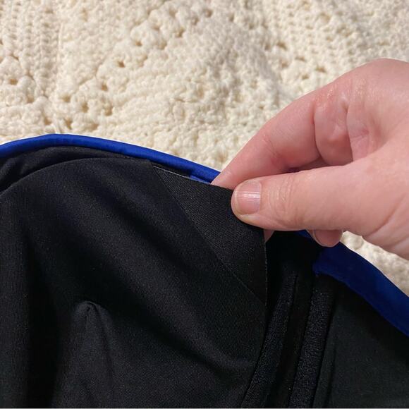 Victoria's Secret Royal Blue Swimwear bikini strapless 36D L padded resort - Picture 5 of 9